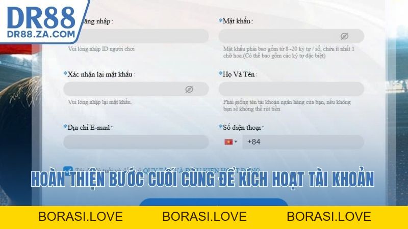Đăng Ký DR88 Dễ Dàng Chỉ Trong 1 Phút Cho Tân Thủ