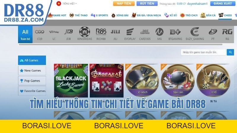 Game Bài DR88 – Sảnh 3D Đổi Thưởng Đẳng Cấp Hàng Đầu