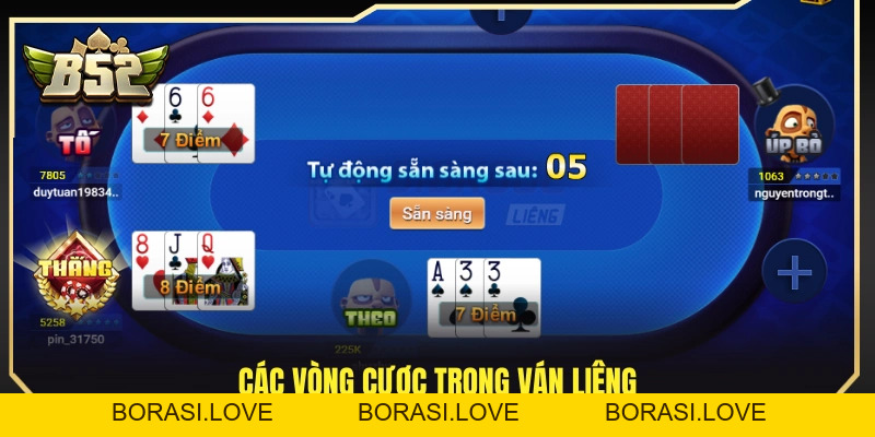 Liêng B52 – Tố Nhanh Tay Thắng Thua Rõ Ràng
