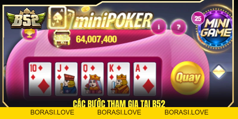 Mini Poker B52 – Game Quay Bài Đổi Thưởng Cực Nhanh